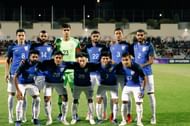 The Indian football team which played against Jordan last week